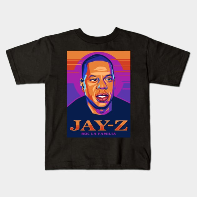 Jay z Kids T-Shirt by Poppyska